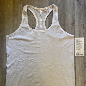NWT Lululemon white mesh tank